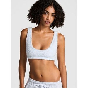 Victoria’s Secret pink NWT bralette size medium soft and cozy baby blue